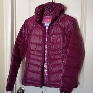 Columbia Omni Heat TurboDown Hooded Coat Jacket XS